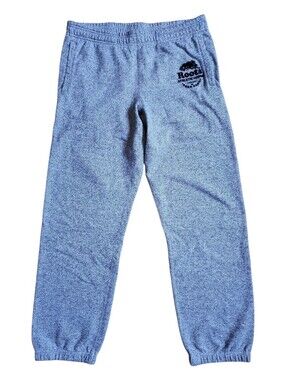 Roots Mens Heather Gray Logo Sweatpants